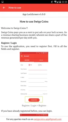 Swiyp Coins android App screenshot 5